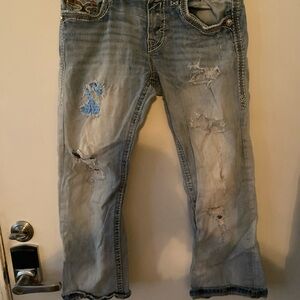 Rock Revival Light Blue Bootcut Jeans